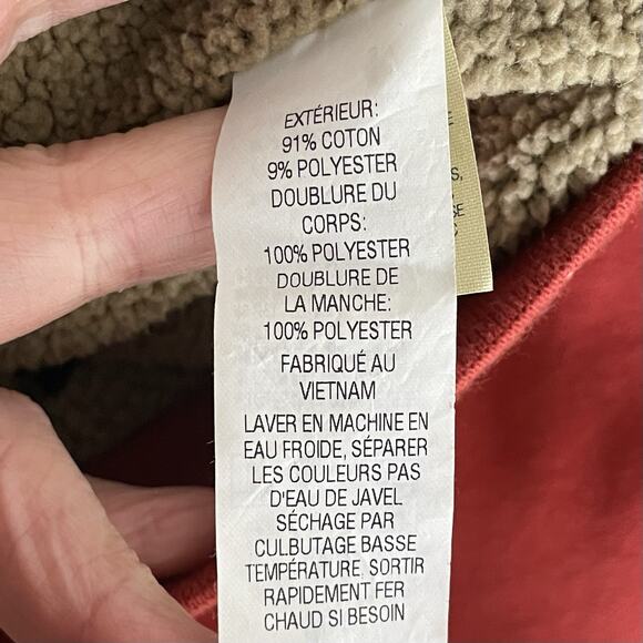 LL Bean Mens Katahdin Iron Works Hooded Sweatshirt Sz XLT Fleece Lined Workwear - Picture 7 of 9